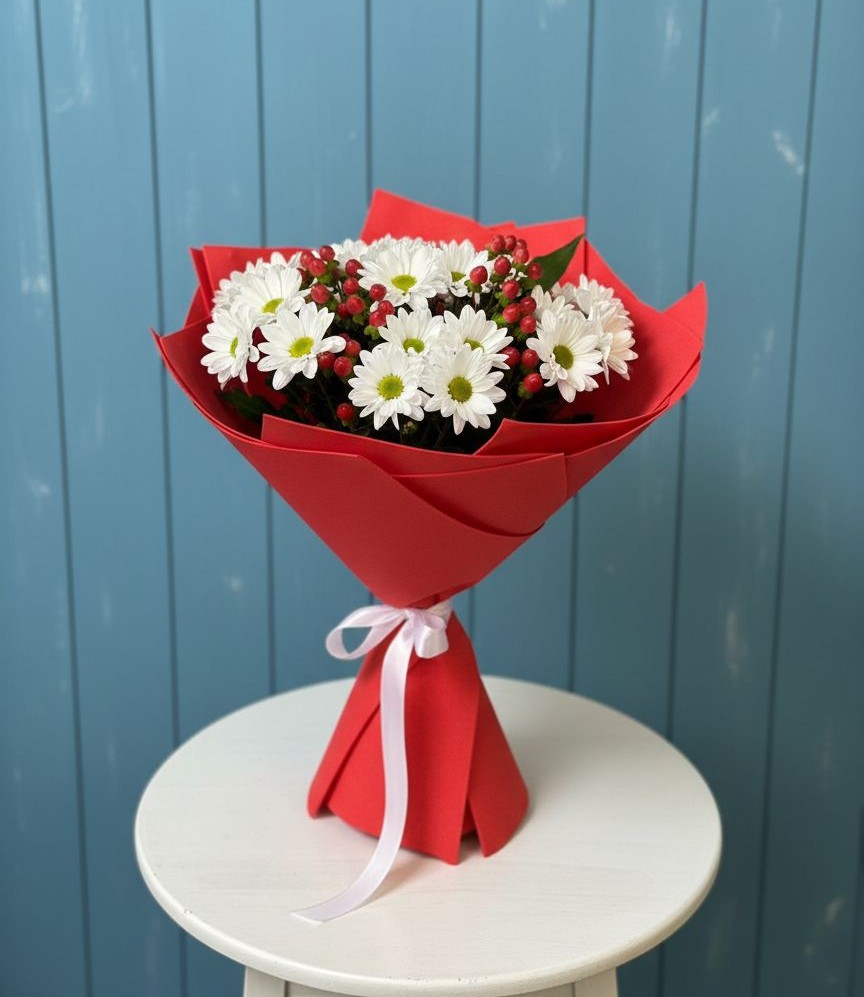 Букет цветов из: Хризантемы в Игумново