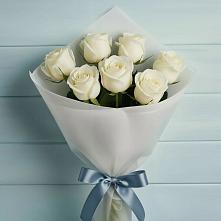 Букет 7 Белых роз Эдлесс Лав #REPLACE_PRED# Игумново
