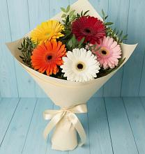 Букет цветов из:  Герберы в Игумново