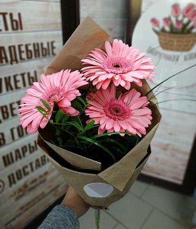 Букет цветов из: Герберы в Игумново