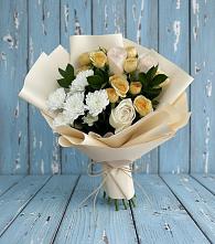 Букет цветов из:  Розы и Хризантемы #REPLACE_PRED# Игумново