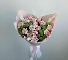 Букет цветов из:  Розы и Хризантемы в Игумново