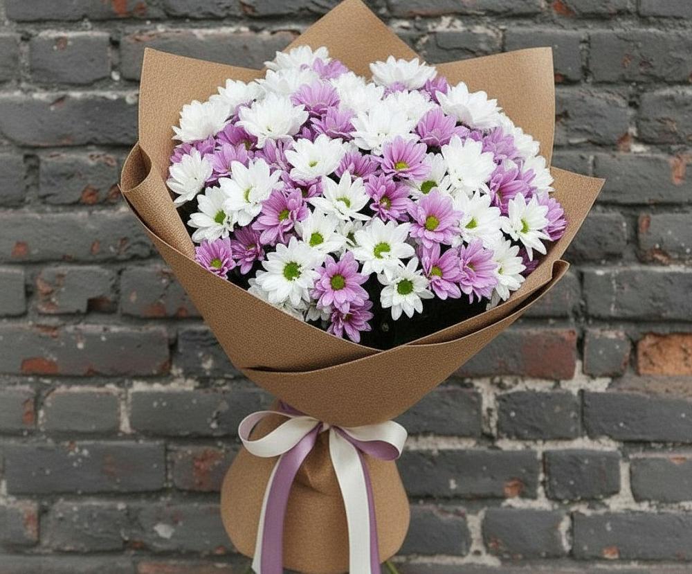 Букет цветов из: Хризантемы в Игумново