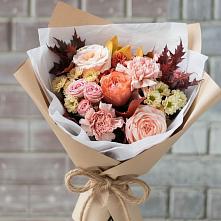 Букет цветов из:  Гвоздики, Хризантемы и Розы в Игумново