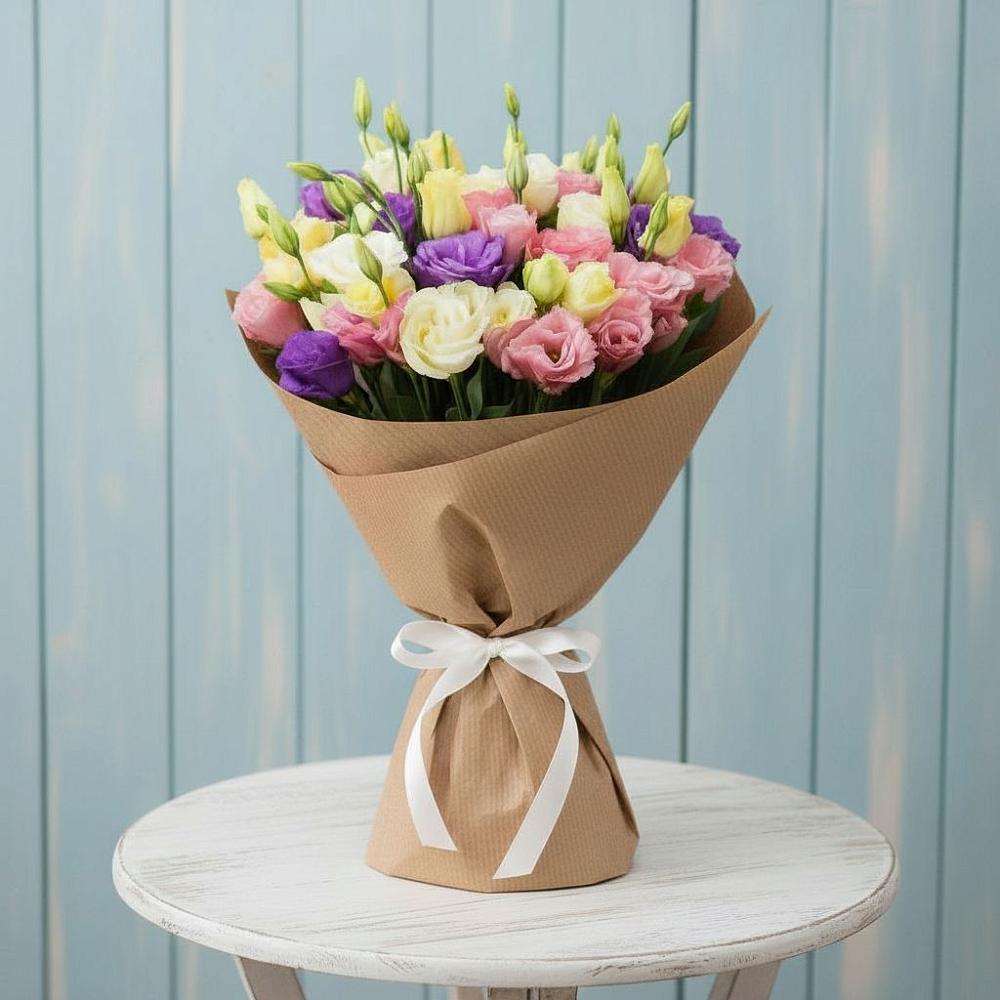 Букет цветов из: Лизиантусы в Игумново