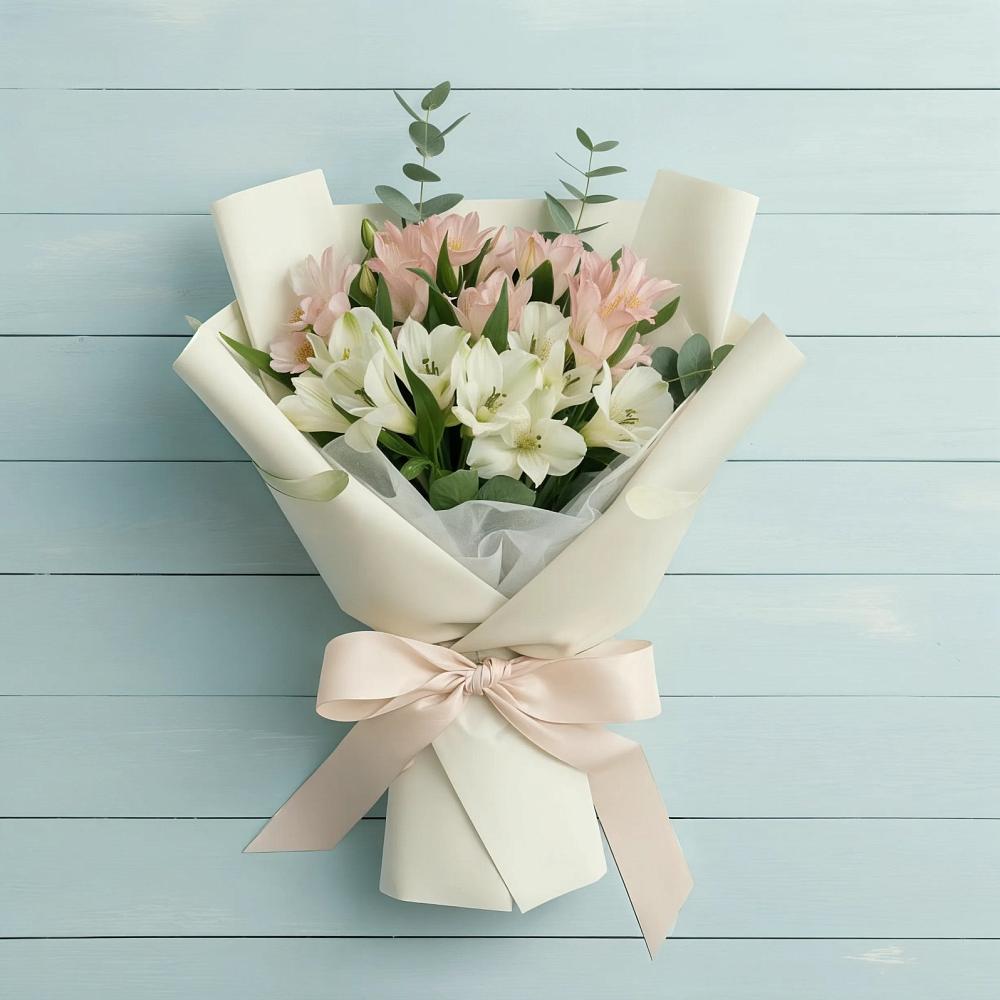 Букет цветов из: Альстромерии в Игумново