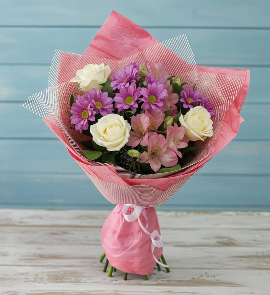 Букет цветов из: Герберы в Игумново